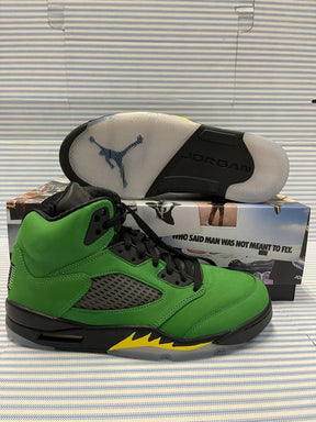 Nike Air Jordan 5 Oregon Ducks Retro Apple Green