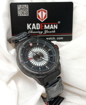 *KADEMAN*
*Original Watch* 
*Japanese Machine*
*Stainless steel chain*
*Det working*
 *With Original box and paperback*