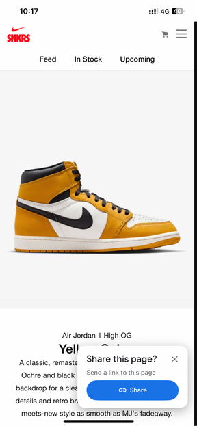 JORDAN YELLOW TAXI UK VERSION