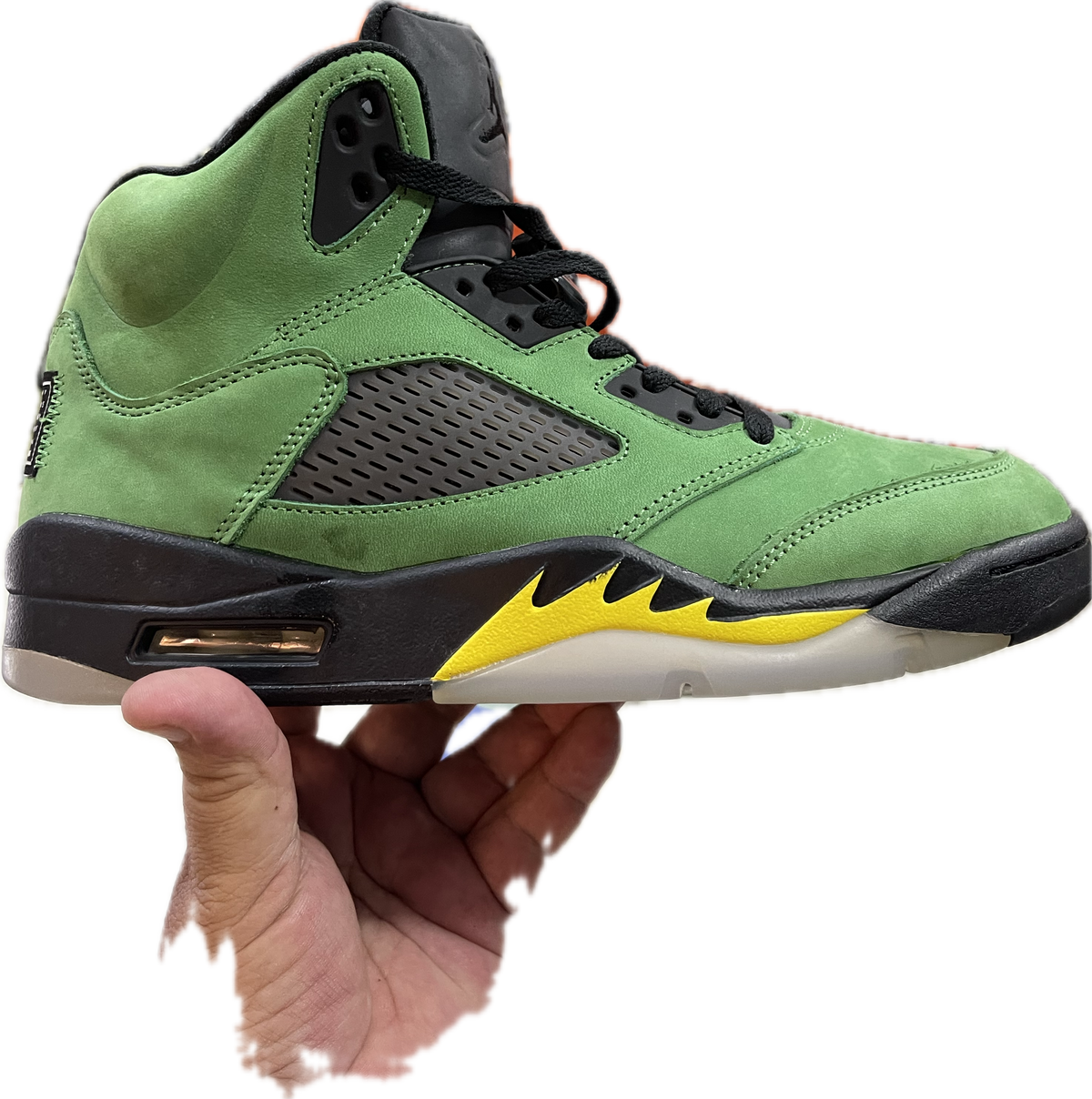 Nike Air Jordan 5 Oregon Ducks Retro Apple Green