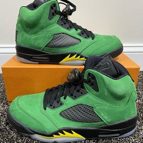 Nike Air Jordan 5 Oregon Ducks Retro Apple Green